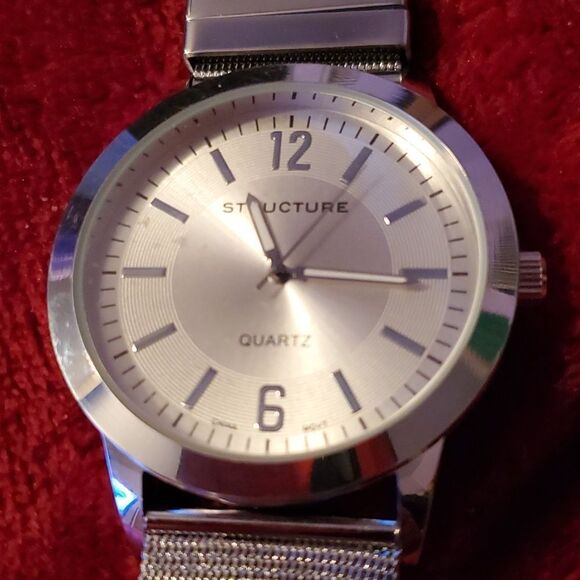 NEW IN BOX‎ Mens Stainless Steel Structure 333965 Watch Mesh Band - Picture 5 of 8